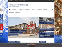 Tablet Screenshot of finanzaseinversion.es